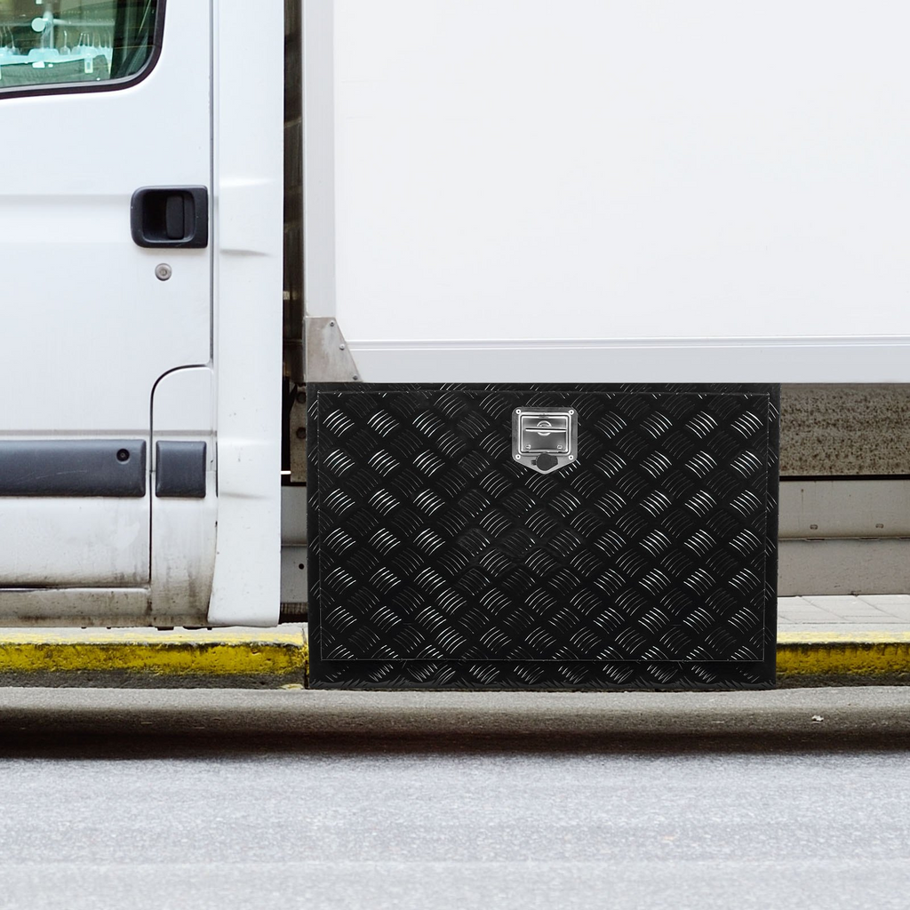 VEVOR Caja de herramientas de aluminio para debajo de la carrocería de camión 48" x 17" x 18"