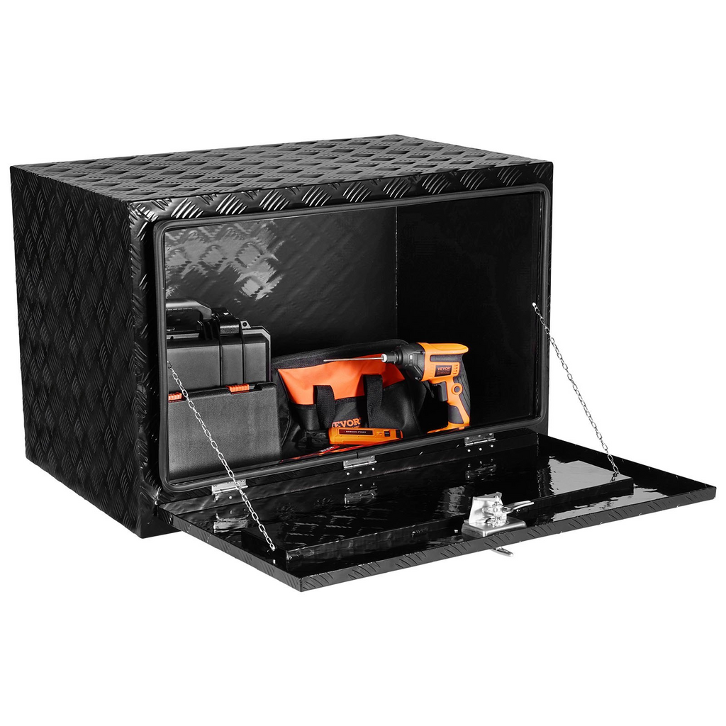 VEVOR Caja de herramientas de aluminio para debajo de la carrocería de camión 48" x 17" x 18"