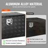Caja de herramientas de aluminio para debajo de la carrocería de camión 36" x 17" x 18"