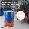 Calentador de bidón de metal VEVOR de 55 galones 1200 vatios ancho de 10 pulgadas ajustable entre 86 y 302 ℉