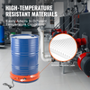Calentador de bidón de metal VEVOR de 55 galones 1200 vatios ancho de 5 pulgadas 86-302 ℉ ajustable