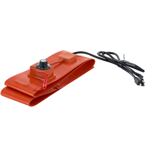 Calentador de bidón de metal VEVOR de 55 galones 1200 vatios ancho de 5 pulgadas 86-302 ℉ ajustable