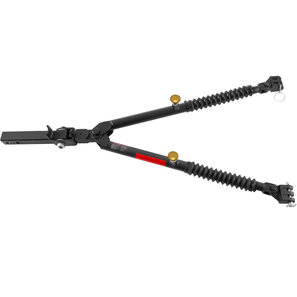 Barra de remolque VEVOR con montaje en parachoques de 7500 lb compatible con conector de 2 pulgadas con cuerdas