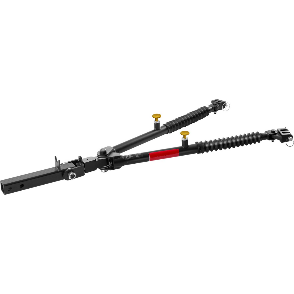 Barra de remolque VEVOR con montaje en parachoques barra de remolque de 10 000 libras compatible con conector de 2 pulgadas con cuerdas