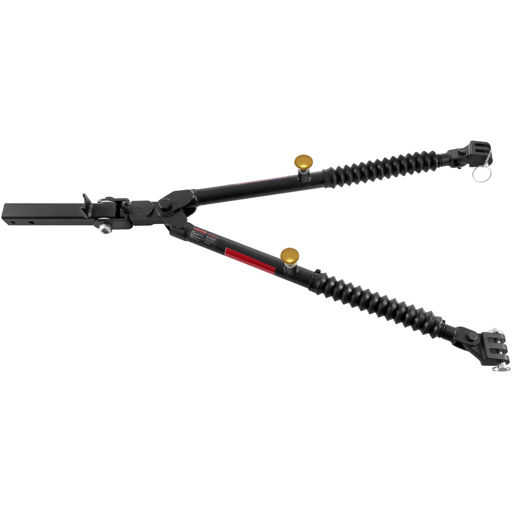 Barra de remolque VEVOR con montaje en parachoques barra de remolque de 10 000 libras compatible con conector de 2 pulgadas con cuerdas