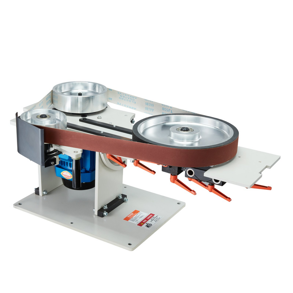 Lijadora de banda VEVOR de 72 x 2 pulgadas con VFD y 3 moldes de pulido