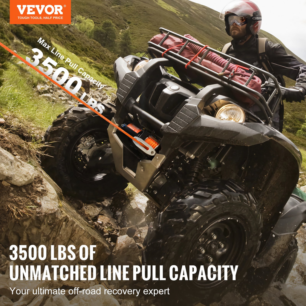 Cabrestante eléctrico VEVOR ATV UTV 3500 lb