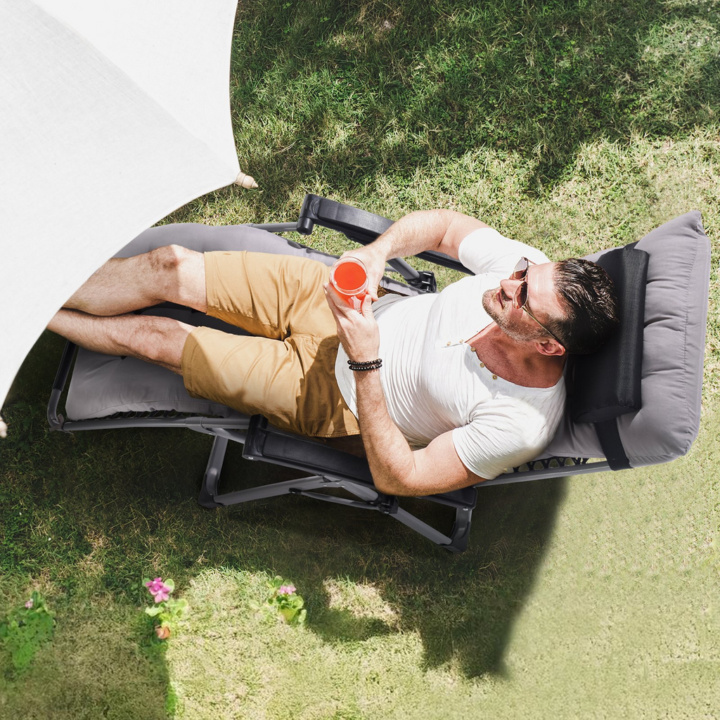 Sillón reclinable 26" de VEVOR para interior y exterior