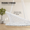 Silla colgante de macramé para interior y exterior capacidad 150kg