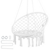 Silla colgante de macramé para interior y exterior capacidad 150kg