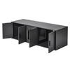 Caja de arena para gatos VEVOR mueble de 57,9"