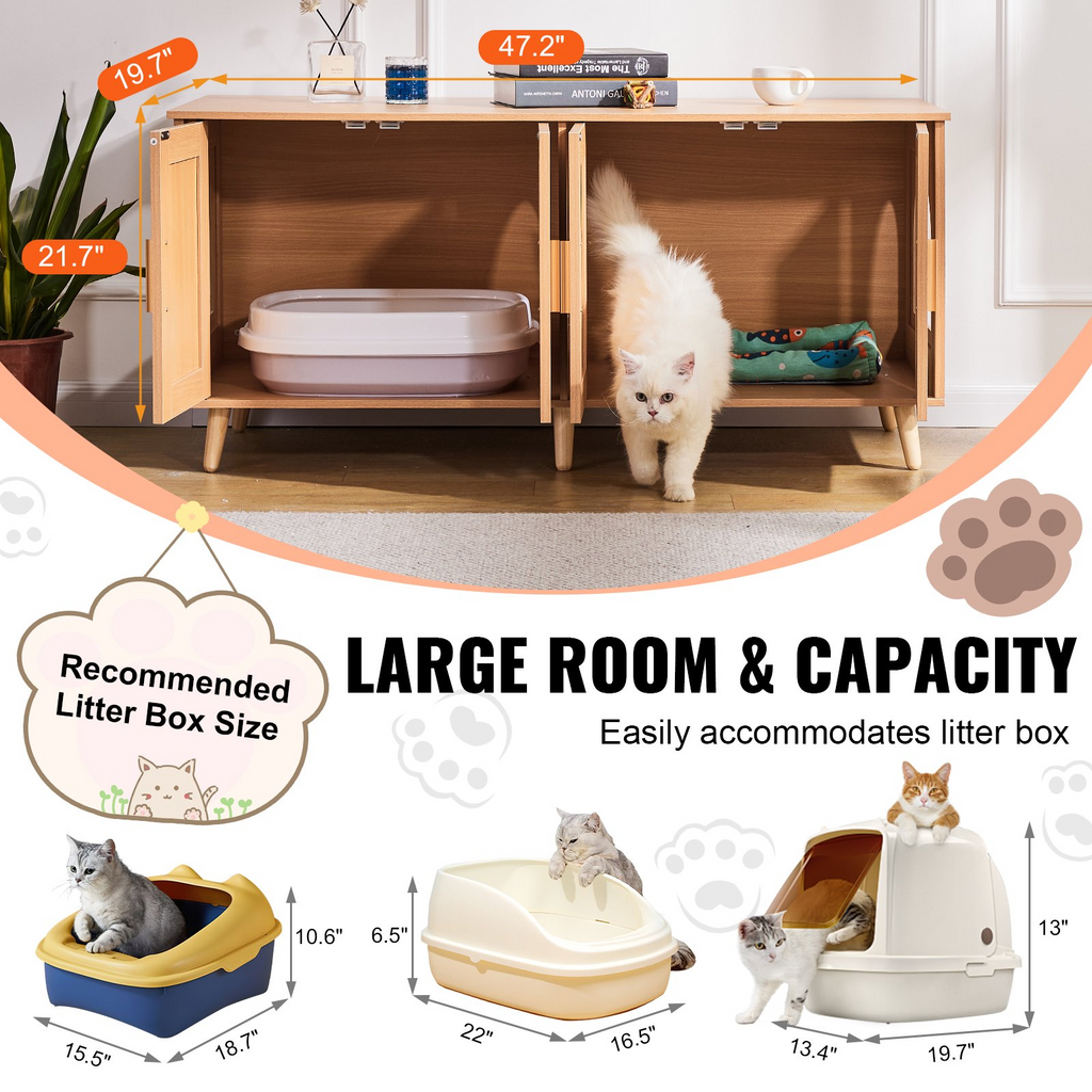 Caja de arena para gatos VEVOR