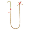 Cadena de remolque VEVOR de 5/16" x 6' G80 gancho en J de 15"
