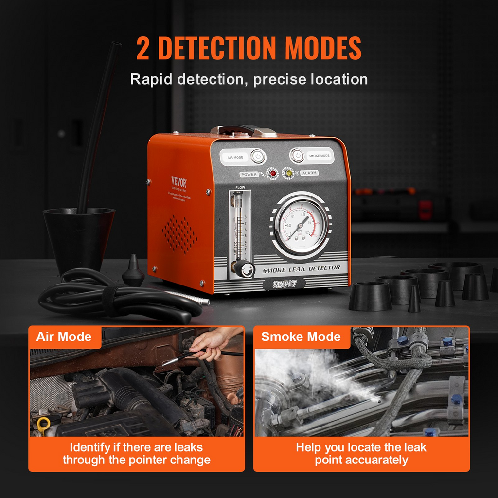 Detector de fugas de humo para automóviles VEVOR