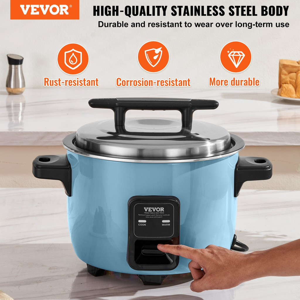 Olla arrocera comercial VEVOR de 40 tazas 8 l
