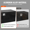VEVOR Caja de herramientas de aluminio para debajo de la carrocería de camión 60" x 24" x 24"