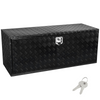 VEVOR Caja de herramientas de aluminio para debajo de la carrocería de camión 60" x 24" x 24"