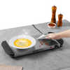 Bandeja calefactora eléctrica VEVOR para calentar alimentos tipo bufé con control de temperatura de acero inoxidable