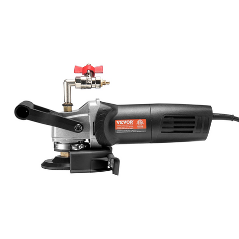 Pulidora de granito eléctrica de 4 pulgadas con 6 velocidades y 7 almohadillas VEVOR