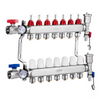 Colector de calefacción radiante de 7 derivaciones VEVOR  de 1/2"