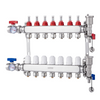 Colector de calefacción radiante de 7 derivaciones VEVOR  de 1/2"
