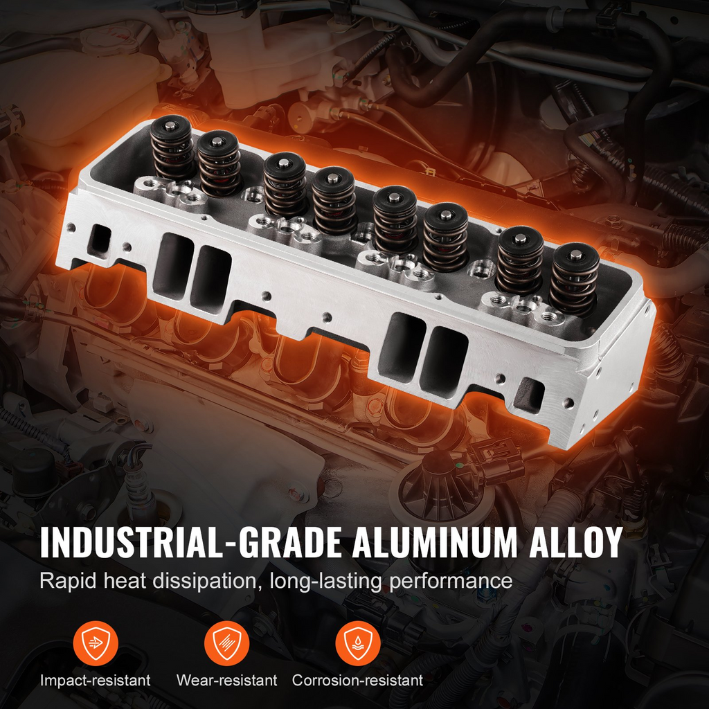 Reemplazo de conjunto de culata de motor VEVOR de aluminio para SBC Corvette Camaro
