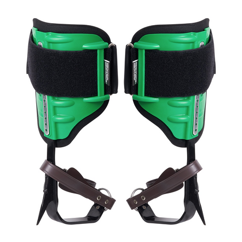 VEVOR Espuelas para trepar árboles Espuelas para trepar Acero de aleación Equipo de arboricultura Verde