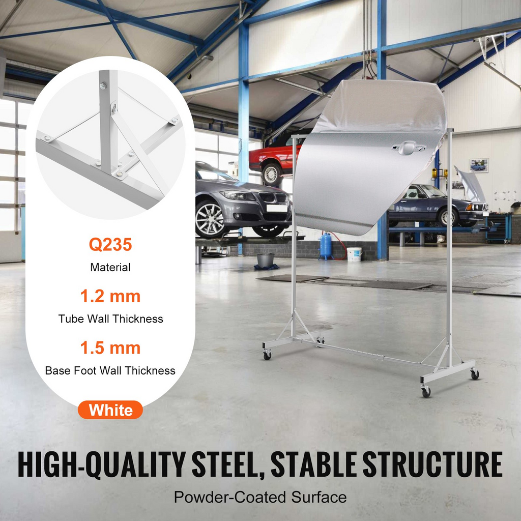 ¡Recientemente actualizado! VEVOR - Estante para pintura ajustable con 8 ganchos para carrocería