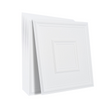 Paneles de techo VEVOR paquete de 12, 24 x 24 pulgadas PVC fácil instalación diseño geométrico blanco