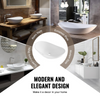 Lavabo de cerámica moderno VEVOR de 23,3" x 14,2" para baño encimera