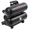 Compresor de aire portátil compacto VEVOR sin aceite de 4,6 galones y 90 PSI