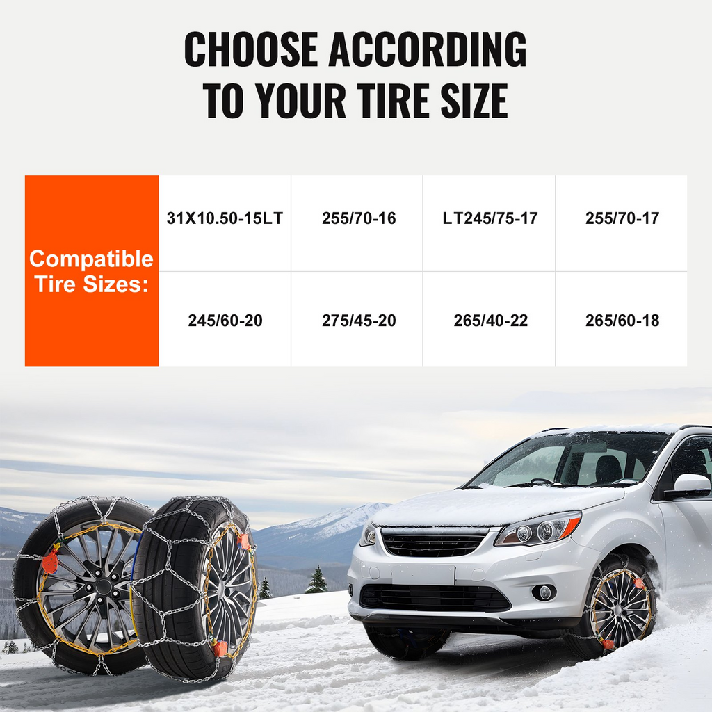 Cadenas de nieve con ajuste automático VEVOR