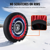 VEVOR 2 pares de calcetines de nieve gruesos para neumáticos cubierta de neumáticos con tracción para nieve