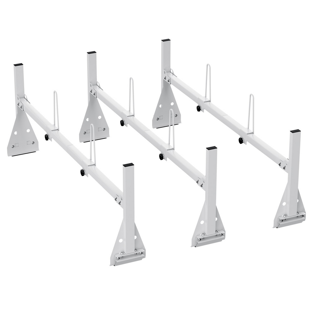 Portaescaleras para remolque VEVOR Portaescaleras para techo de furgoneta 600 lb 56,7-63 pulgadas ajustable