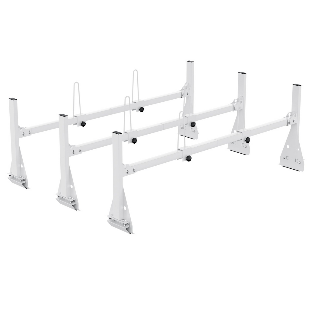 Portaescaleras para remolque VEVOR Portaescaleras para techo de furgoneta 600 lb 56,7-63 pulgadas ajustable