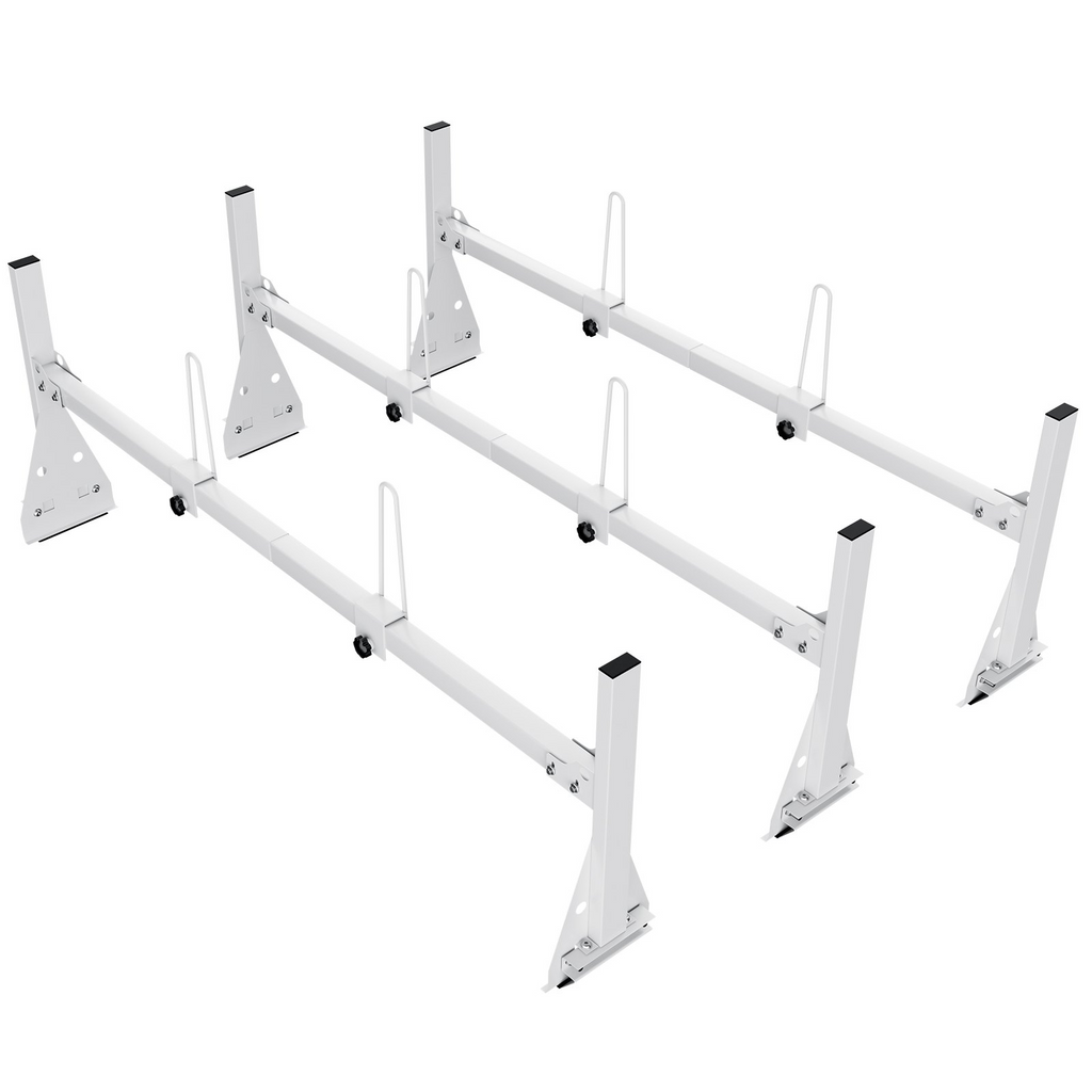 Portaescaleras para remolque VEVOR Portaescaleras para techo de furgoneta 600 lb 56,7-63 pulgadas ajustable