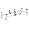 Portaequipajes de techo para furgonetas con escalera para remolque VEVOR para Ford Transit 150 250 350 2015-2022