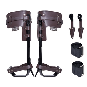 VEVOR Espuelas para trepar árboles Espuelas para trepar Acero de aleación Equipo de arboricultura Marrón