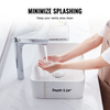 Lavabo de cerámica moderno VEVOR de 16" x 12" para baño
