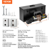 Cortadora de varillas de refuerzo hidráulica eléctrica VEVOR de 1500 W que corta hasta 7/8 pulgadas