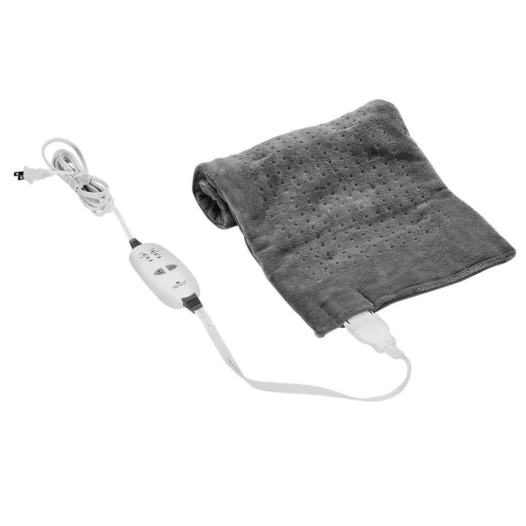 Almohadilla térmica con peso y masajeador VEVOR con vibraciones térmicas de 12 x 24 pulgadas y 4,4 libras para la espalda