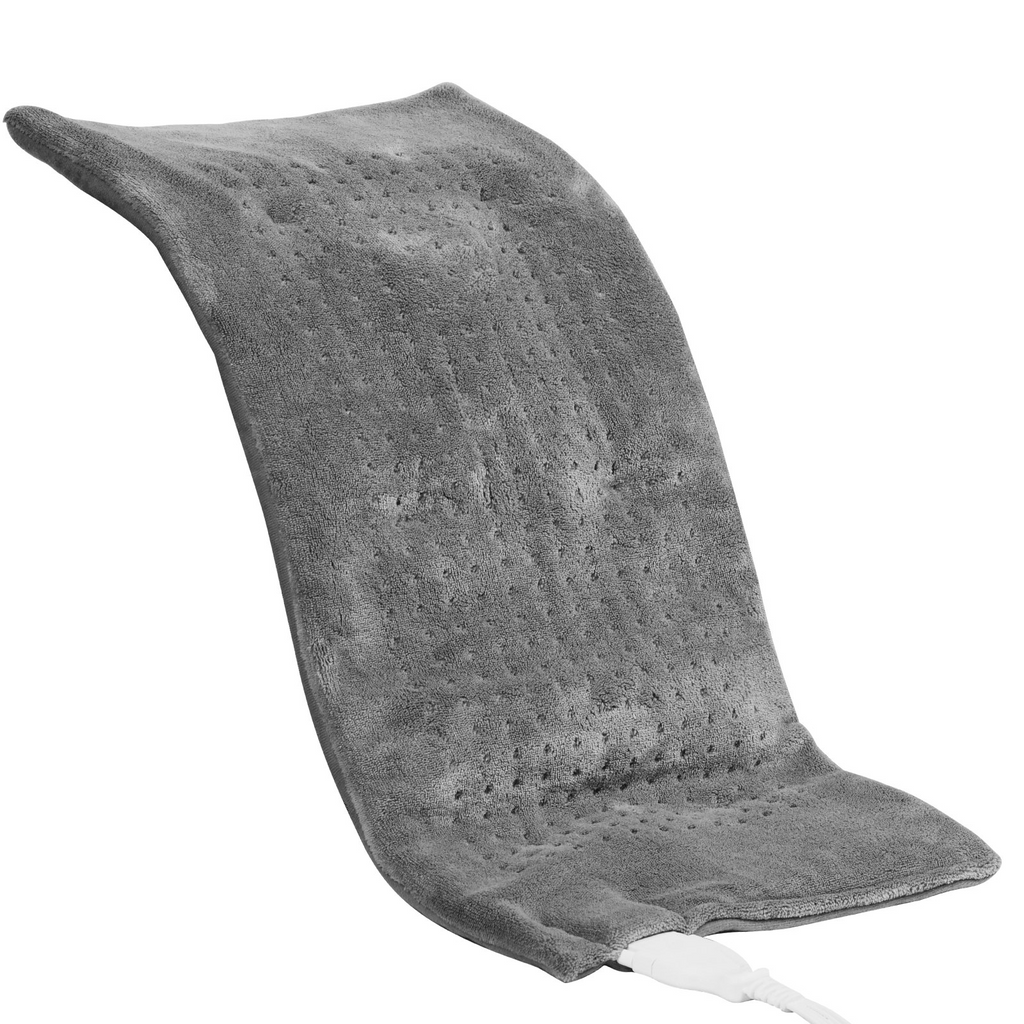 Almohadilla térmica con peso y masajeador VEVOR con vibraciones térmicas de 12 x 24 pulgadas y 4,4 libras para la espalda