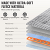 Almohadilla térmica con peso y masaje VEVOR con vibraciones de calor de 30 x 60 cm y 2,2 kg para la espalda