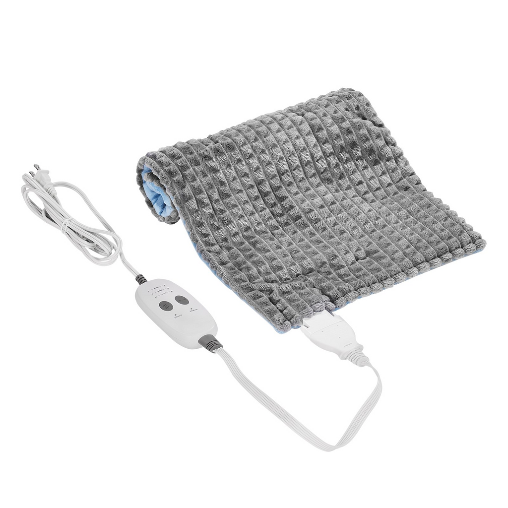 Almohadilla térmica con peso y masaje VEVOR con vibraciones de calor de 30 x 60 cm y 2,2 kg para la espalda