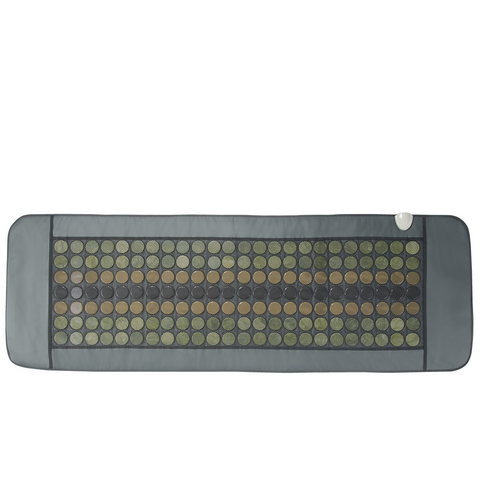 Almohadilla térmica de infrarrojos lejanos VEVOR con 96 piedras de jade natural y 72 piedras de turmalina