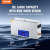 Limpiador ultrasónico de armas VEVOR de 10 l de 300 W con temporizador y calentador