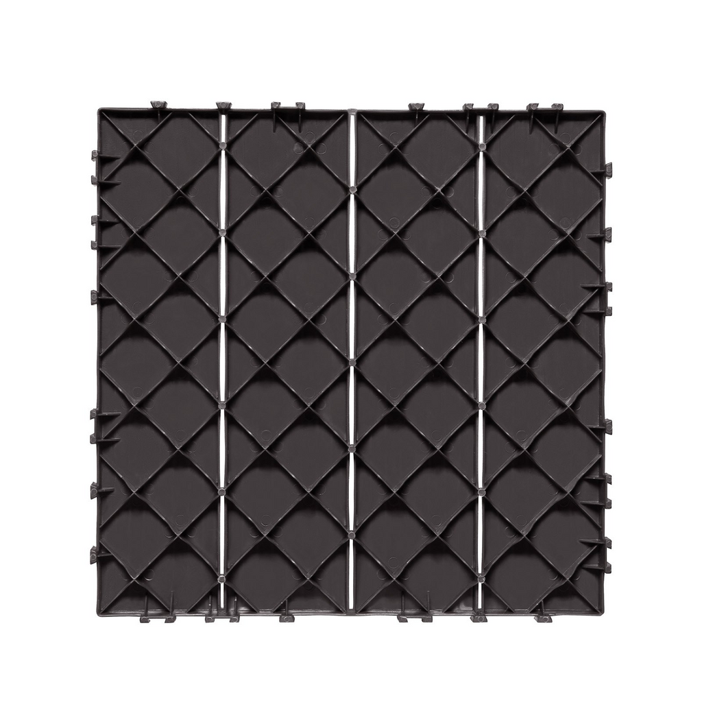 Azulejos entrelazados para terraza VEVOR paquete de 36 12" x 12" resistentes al agua