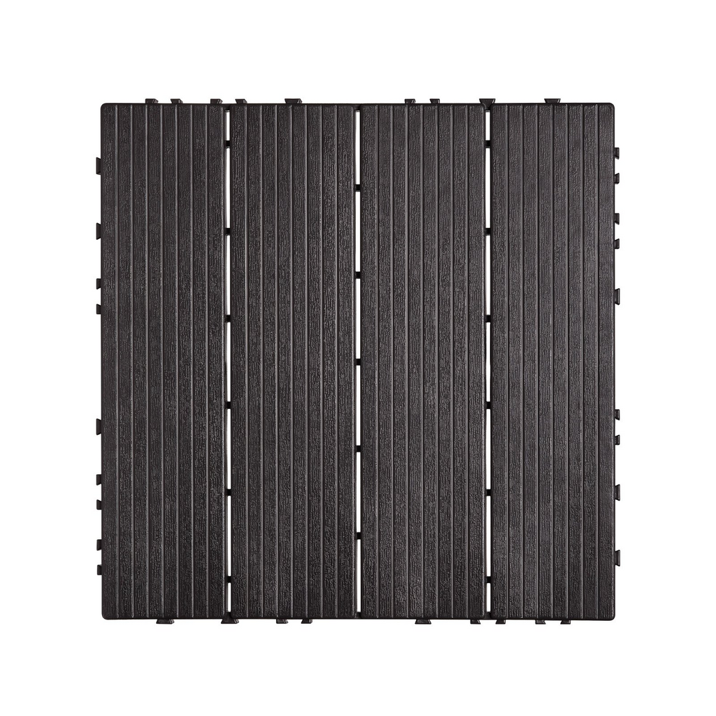 Azulejos entrelazados para terraza VEVOR paquete de 36 12" x 12" resistentes al agua