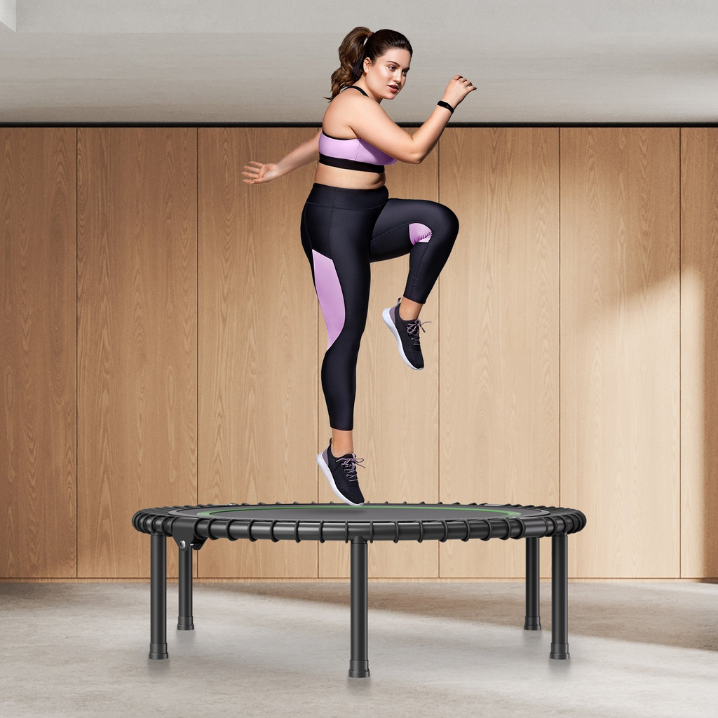 Mini trampolín de fitness plegable VEVOR de 40 pulgadas para adultos