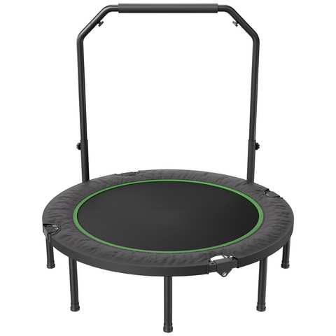 Mini trampolín de fitness plegable VEVOR de 52 pulgadas para adultos